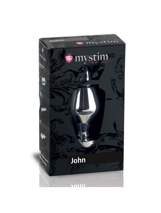 Анальная втулка для электростимуляции John - 10,5 см. - MyStim - купить с доставкой в Москве