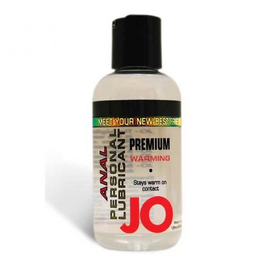 Анальный согревающий  лубрикант на силиконовой основе JO Anal Premium Warming - 135 мл. - System JO - купить с доставкой в Москве