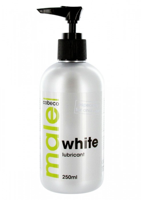 Анальная смазка на водной основе MALE Cobeco White Lubricant - 250 мл. - Cobeco - купить с доставкой в Москве