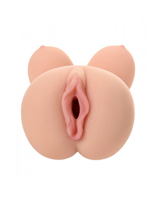 Телесный вибромастурбатор-вагина Clara OnaHole с имитацией груди - KOKOS - в Москве купить с доставкой