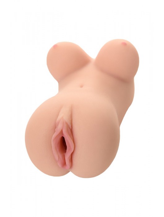 Телесный вибромастурбатор-вагина Clara OnaHole с имитацией груди - KOKOS - в Москве купить с доставкой