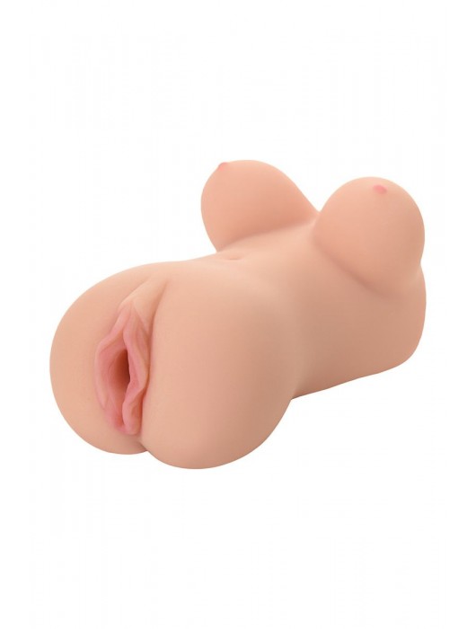 Телесный вибромастурбатор-вагина Clara OnaHole с имитацией груди - KOKOS - в Москве купить с доставкой