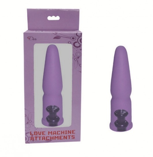 Фиолетовая анальная насадка для секс-машин - MyWorld - DIVA - купить с доставкой в Москве