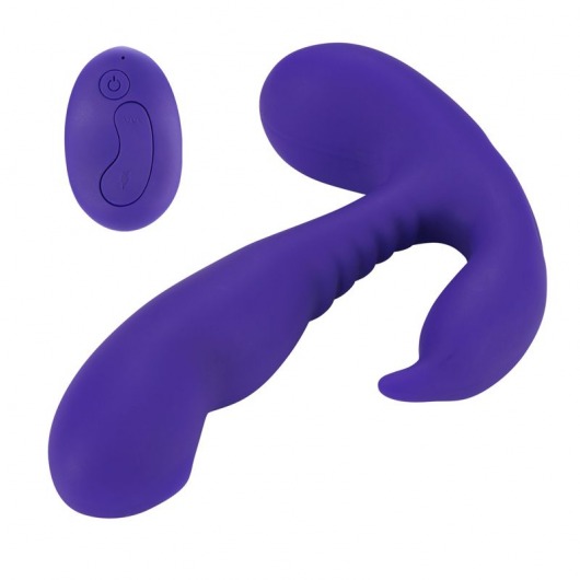 Фиолетовый стимулятор простаты Remote Control Prostate Stimulator with Rolling Ball - 13,3 см. - Howells - в Москве купить с доставкой