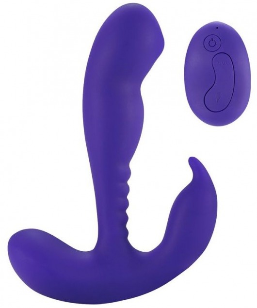 Фиолетовый стимулятор простаты Remote Control Prostate Stimulator with Rolling Ball - 13,3 см. - Howells - в Москве купить с доставкой