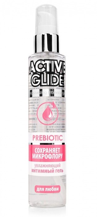 Увлажняющий интимный гель Active Glide Prebiotic - 100 гр. - Биоритм - купить с доставкой в Москве
