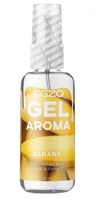 Интимный лубрикант EGZO AROMA с ароматом банана - 50 мл. - EGZO - купить с доставкой в Москве