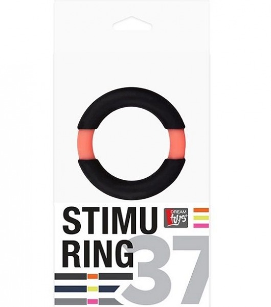 Черно-оранжевое эрекционное кольцо на пенис Neon Stimu - Dream Toys - в Москве купить с доставкой