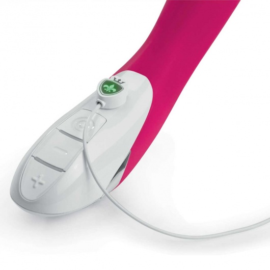 Ярко-розовый вибратор Mystim Danny Divido - 27 см. - MyStim