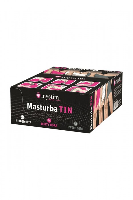 Набор из 12 мастурбаторов Mystim MasturbaTIN - MyStim - в Москве купить с доставкой