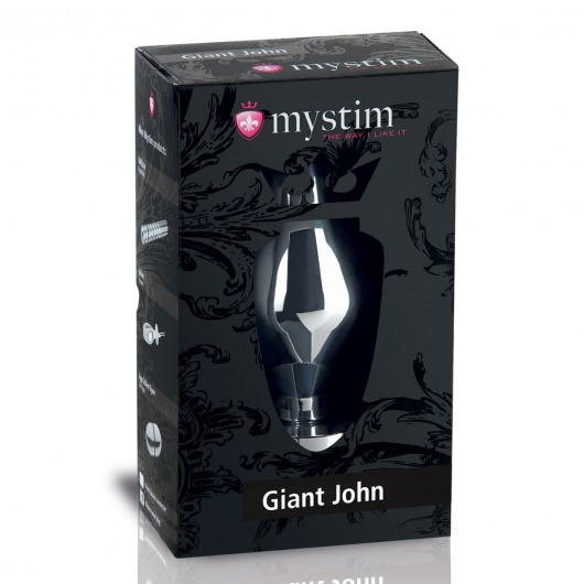 Анальный электростимулятор Giant John размера XXL - 16 см. - MyStim - купить с доставкой в Москве