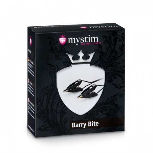 Электрические зажимы на соски Barry Bite - MyStim - купить с доставкой в Москве