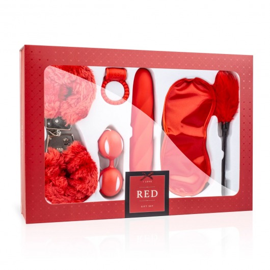 Эротический набор I Love Red Couples Box - Loveboxxx - купить с доставкой в Москве