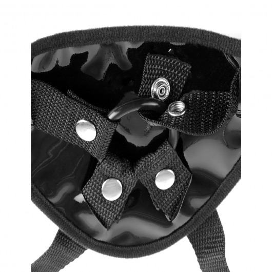 Женские трусики для страпона Garter Belt Harness с креплением для чулок - Pipedream - купить с доставкой в Москве
