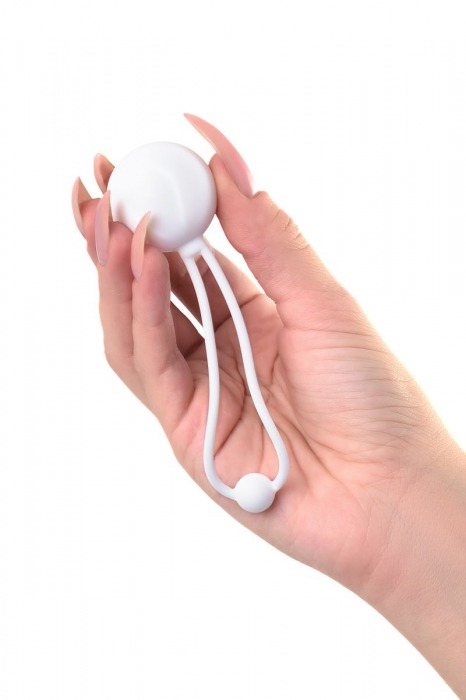 Белый вагинальный шарик LILY - ToyFa