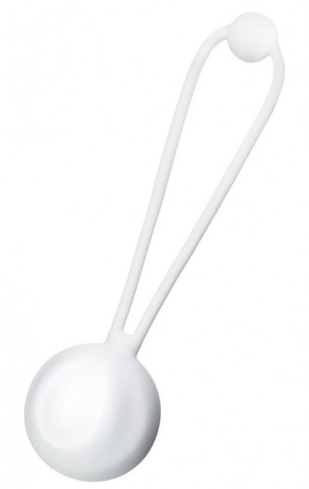 Белый вагинальный шарик LILY - ToyFa