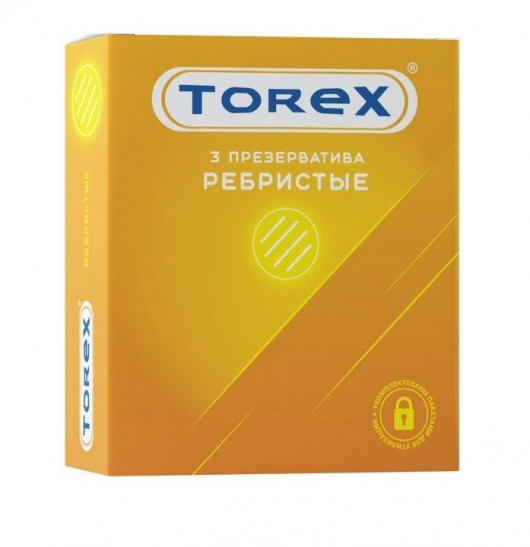 Текстурированные презервативы Torex  Ребристые  - 3 шт. - Torex - купить с доставкой в Москве