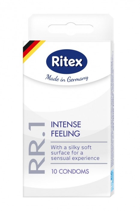 Классические презервативы RITEX INTENSE FEELING - 10 шт. - RITEX - купить с доставкой в Москве