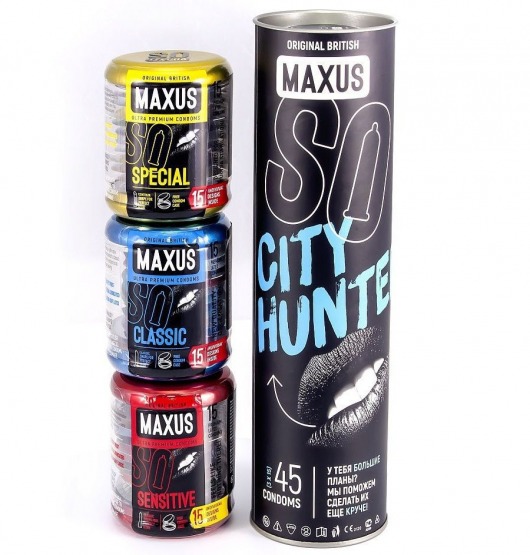 Набор презервативов MAXUS City Hunter - Maxus - купить с доставкой в Москве