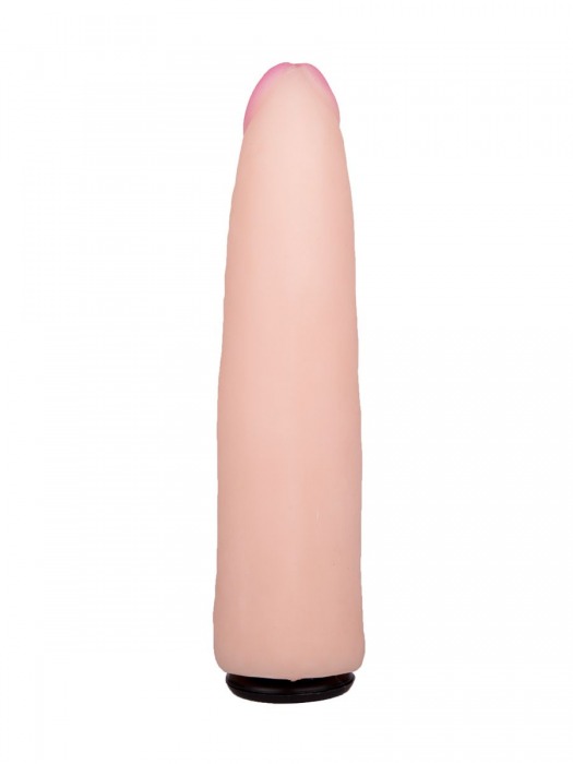 Пояс-трусики с насадкой Glamour - 17 см. - LOVETOY (А-Полимер) - купить с доставкой в Москве