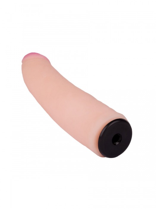 Пояс-трусики с насадкой Glamour - 17 см. - LOVETOY (А-Полимер) - купить с доставкой в Москве