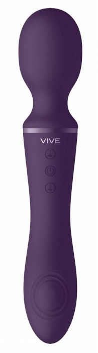 Фиолетовый вибромассажер Enora - 22 см. - Shots Media BV