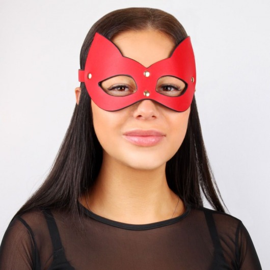 Красно-черная игровая маска с ушками - Bior toys - купить с доставкой в Москве