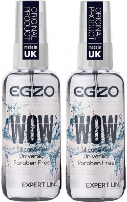 Набор универсальных смазок на силиконовой основе EGZO WOW Expert Line - 2 х 50 мл. - EGZO - купить с доставкой в Москве