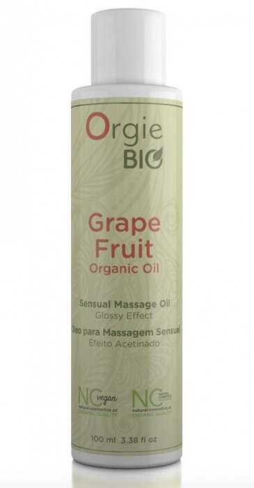 Органическое масло для массажа ORGIE Bio Grapefruit с ароматом грейпфрута - 100 мл. - ORGIE - купить с доставкой в Москве