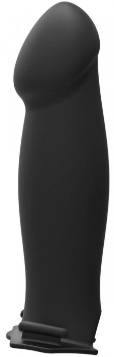 Черный полый страпон с креплением BE Bold - 20,32 см. - Doc Johnson - купить с доставкой в Москве