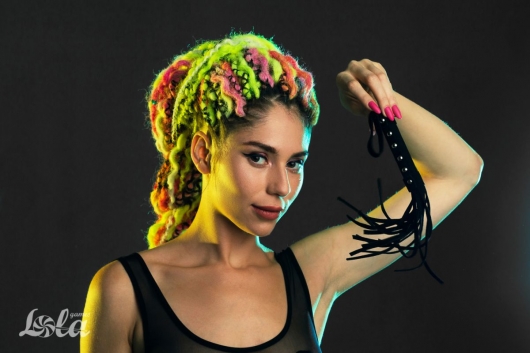 Черная плеть Fling - 27 см. - Lola Games - купить с доставкой в Москве