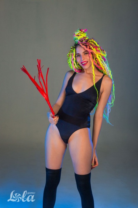 Красная плеть Party Hard Risque - 63,5 см. - Lola Games - купить с доставкой в Москве