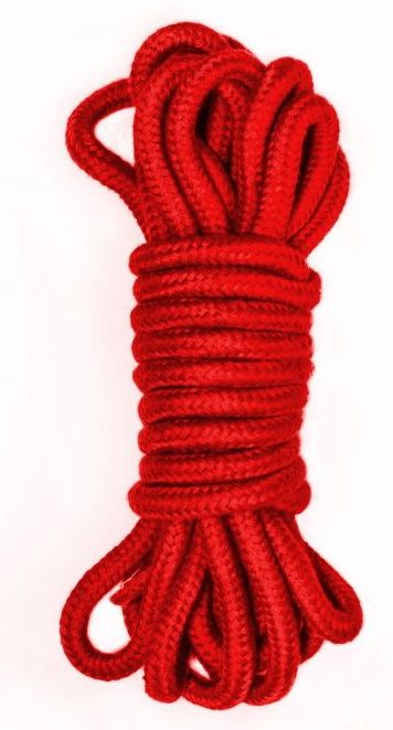 Красная веревка Do Not Disturb - 5 м. - Lola Games - купить с доставкой в Москве