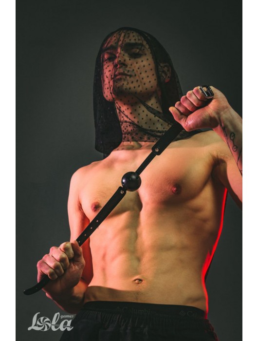 Черный кляп-шарик Joyride - Lola Games - купить с доставкой в Москве