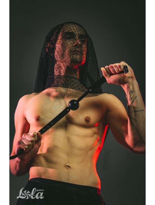 Черный кляп-шарик Joyride - Lola Games - купить с доставкой в Москве