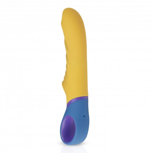 Желтый вибромассажер Tone G-Spot Vibrator - 23 см. - EDC