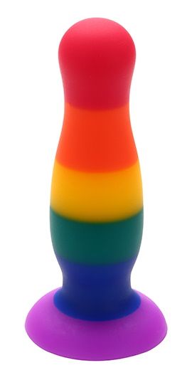 Разноцветная анальная пробка COLOURFUL PLUG - 12,5 см. - Dream Toys