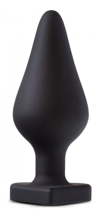 Черная анальная пробка с основанием-сердечком Spank Me Butt Plug - 8,5 см. - Blush Novelties