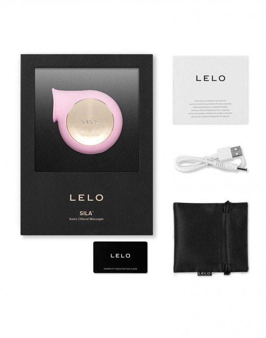 Розовый клиторальный стимулятор Sila - Lelo