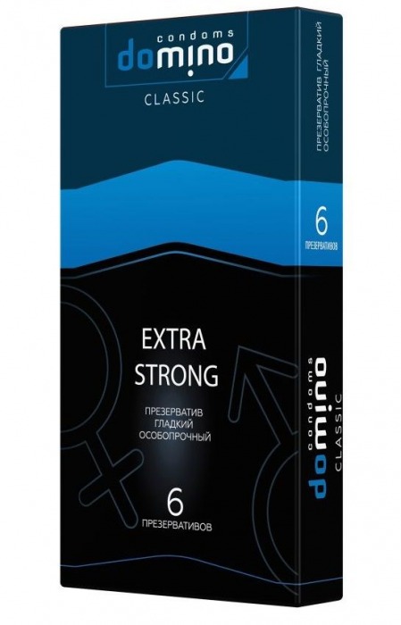 Суперпрочные презервативы DOMINO Extra Strong - 6 шт. - Domino - купить с доставкой в Москве