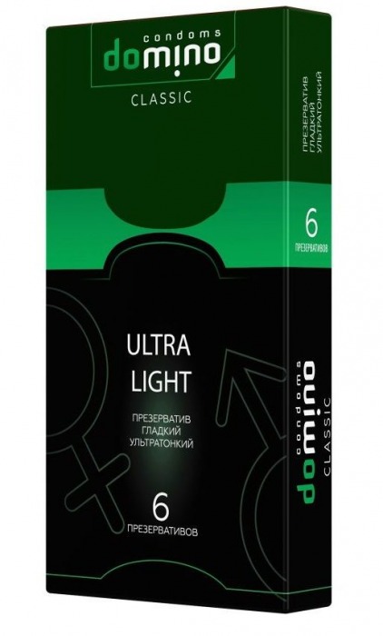 Супертонкие презервативы DOMINO Ultra Light - 6 шт. - Domino - купить с доставкой в Москве