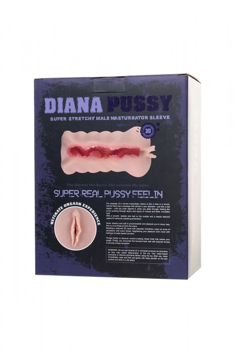 Реалистичный мастурбатор-вагина Diana - Xise - в Москве купить с доставкой