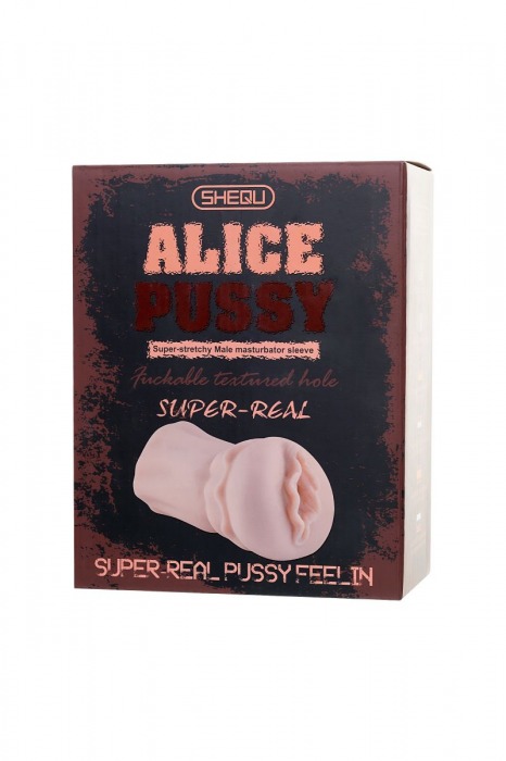 Реалистичный мастурбатор-вагина Alice - Xise - в Москве купить с доставкой