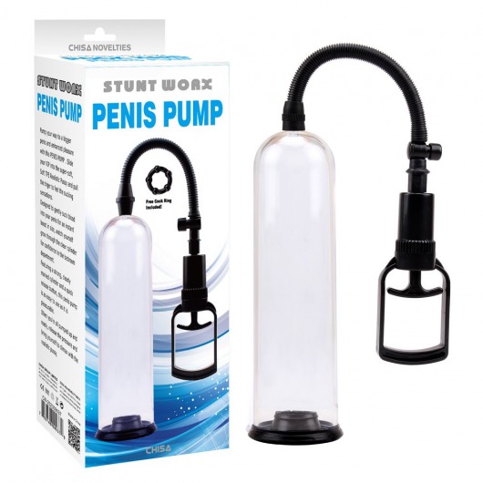 Прозрачная вакуумная помпа Penis Pump - Chisa - в Москве купить с доставкой