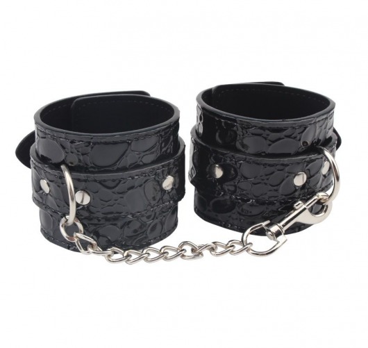Черные наручники Be good Wrist Cuffs - Chisa - купить с доставкой в Москве