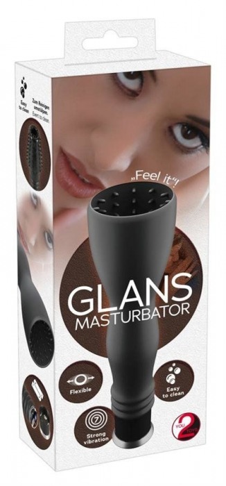 Черный мастурбатор-чаша Glans Masturbator - Orion - в Москве купить с доставкой