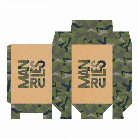 Складная коробка Man rules - 16 х 23 см. - Сима-Ленд - купить с доставкой в Москве