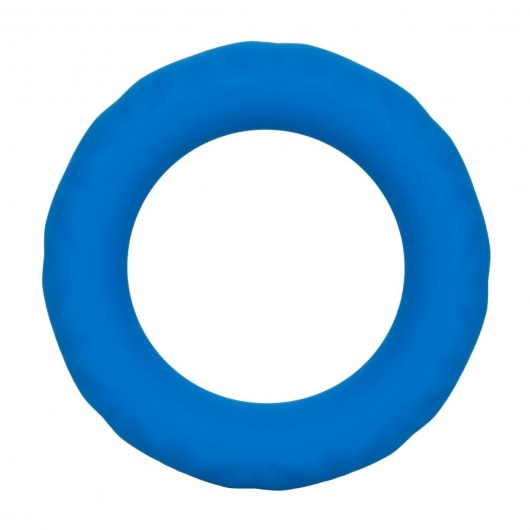 Синее эрекционное кольцо Link Up Ultra-Soft Max - California Exotic Novelties - в Москве купить с доставкой