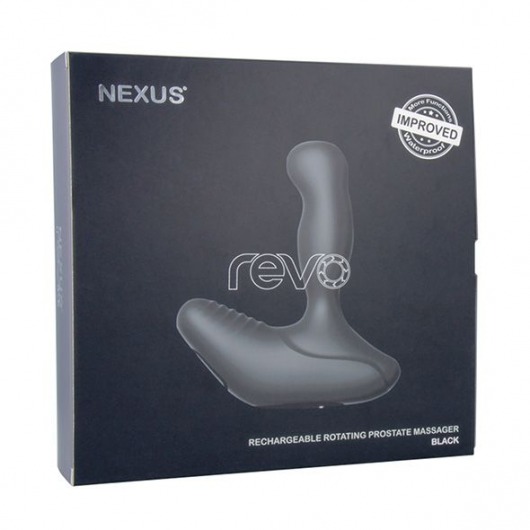 Черный вибромассажер простаты с вращающейся головкой Nexus Revo 2 - Nexus Range - в Москве купить с доставкой