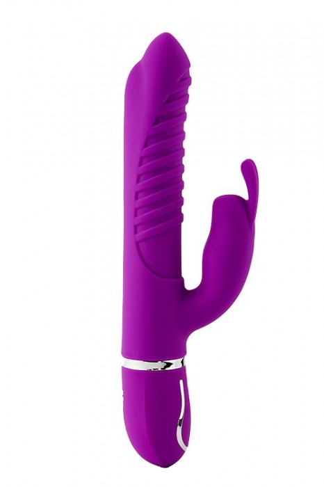Фиолетовый вибратор-кролик MAGIC BUNNY с ушкакми - 22 см. - Dream Toys